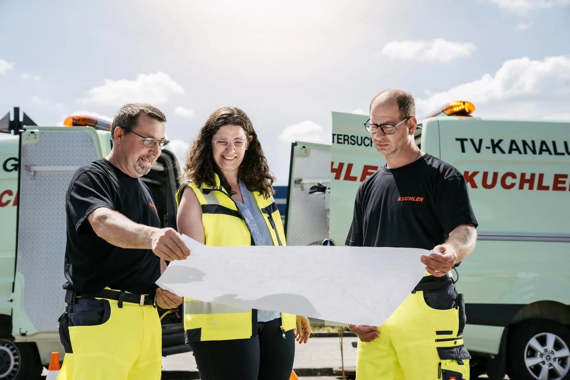 Kanalreinigung mit Spülfahrzeug in Wenzenbach